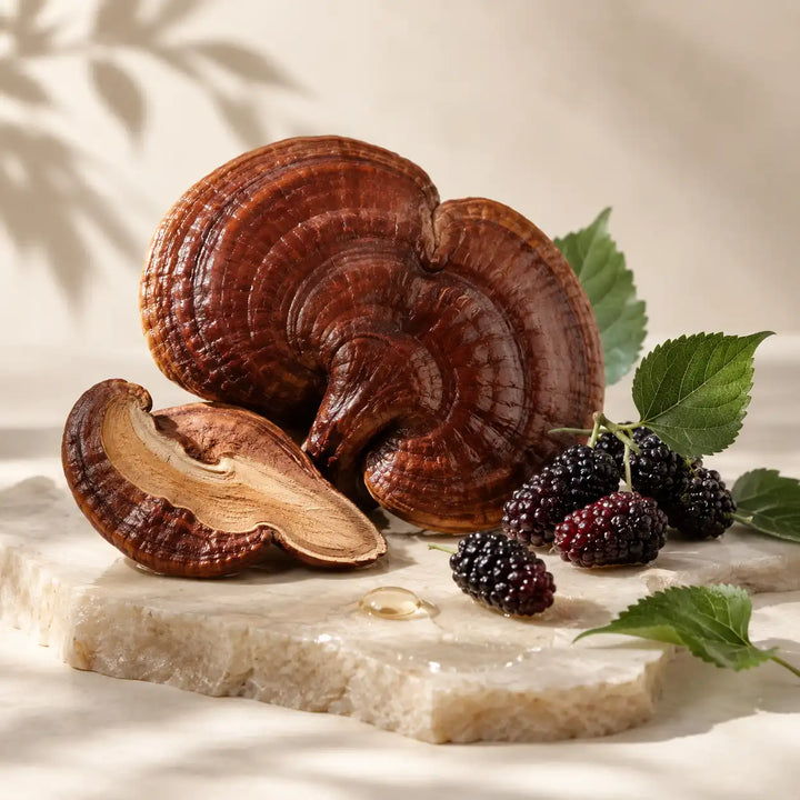 Ganoderma + morera